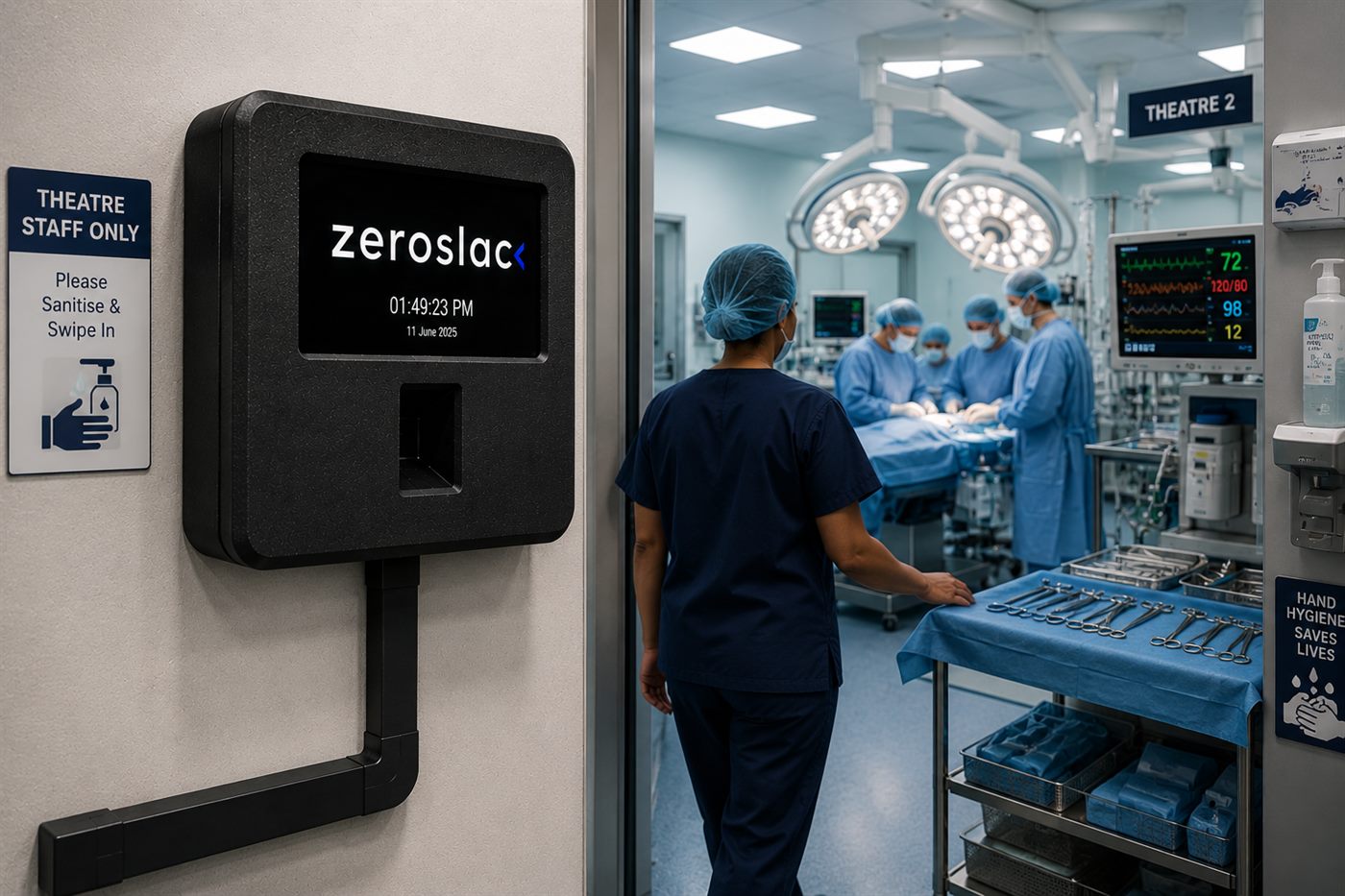 Zack Terminal in a medical facility