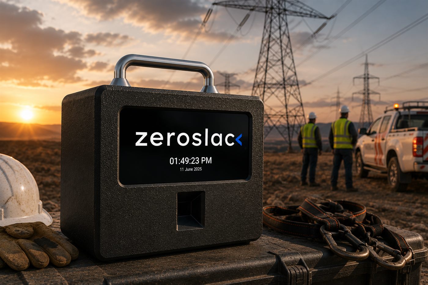 Zack Portable on a power site